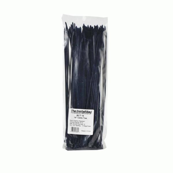 Metra Electronics 14 INCH CABLE TIE BLACK, PK 100 BCT14